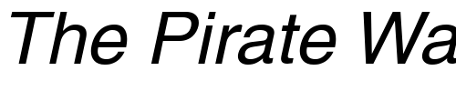 Font : Helvetica-Narrow-Oblique 3 Custom Text : The Pirate Way Test your own text here Click to download or to view this font on a tshirt that can be custom printed in Bali
